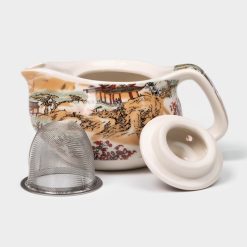 Alternative view of Чайник керамический заварочный с металлическим ситом «Пейзаж», 200 мл
