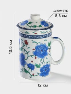 Alternative view of Кружка с ситом «Цветение роз», 300 мл