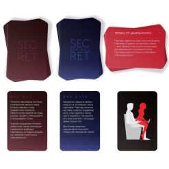 Alternative view of Игра для двоих «Секрет», 60 карт, плётка, вибропуля, виброкольцо, 18+