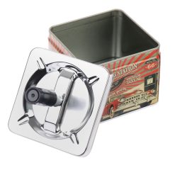 Пепельница бездымная "Автомобиль", 8.5 х 11 см, микс