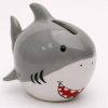 Копилка керамическая «Акула/Shark», grey (15х8,5 см)