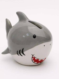 Копилка керамическая «Акула/Shark», grey (15х8,5 см)