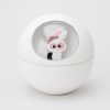 Настольный увлажнитель воздуха - ночник "Bunny in pink glasses", white, (портативный, USB)
