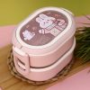 Ланчбокс "Cute bunny", pink, 2000 ml
