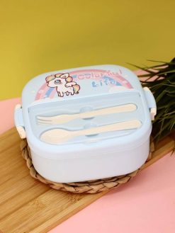 Ланчбокс "Rainbow unicorn", blue