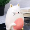 Копилка керамическая «Sleepy cat», white (12,5х10 см)
