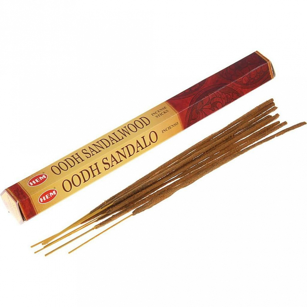 Благовония HEM Oodh Sandalwood АГАР - САНДАЛ, 6-гранник, 20 шт. 3 nana.by Благовония HEM Oodh Sandalwood АГАР - САНДАЛ, 6-гранник, 20 шт. — изображение 2