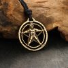 Амулет защитный "Пентаграмма Агриппы" № 13, 27х29мм, металлический