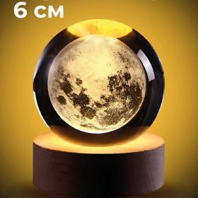 Ночник 3D «Moon» (6 см)