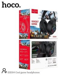 Наушники Hoco ESD04 полноразмерные игровые с микрофоном, черный