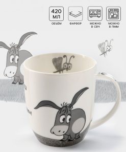 Кружка Quinsberry «Винни Пух №1», 420 мл, фарфор, белая