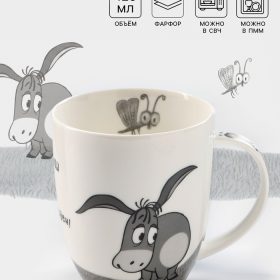 Кружка Quinsberry «Винни Пух №1», 420 мл, фарфор, белая