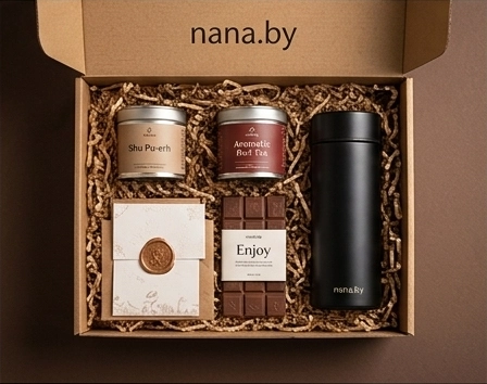 Авторский чайный бокс nana.by — готовый подарок с доставкой по Беларуси