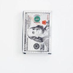 Alternative view of Карты игральные пластиковые «100 $», 55 шт., 9×6 см