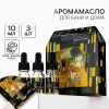 Аромамасло для бани и дома «Поцелуй», 3 шт. по 10 мл