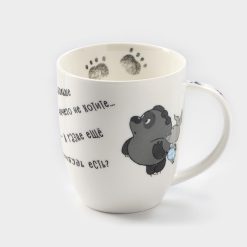 Кружка Quinsberry «Винни Пух №2», 420 мл, фарфор, белая