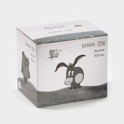 Кружка Quinsberry «Винни Пух №2», 420 мл, фарфор, белая