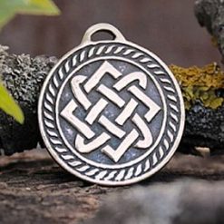 Оберег № 20 Звезда Лады, бронза, Д-27мм, 27*30мм