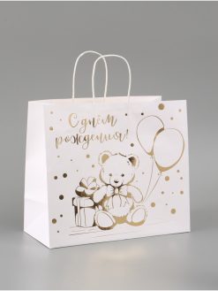 Alternative view of Пакет подарочный крафтовый «Мишка», 32 х 28 х 15 см