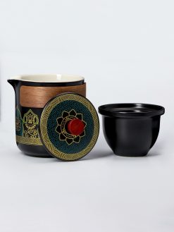 Набор для чайной церемонии «Абико», 6 предметов, на 3 персоны, чашка 50 мл, чайник 285 мл