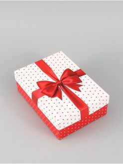 Коробка подарочная складная «Бант», 21×15×7 см
