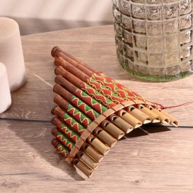 Музыкальный инструмент «Флейта Пана» 28×19.5×6.5 см