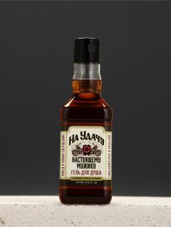 Alternative view of Подарочный набор «На удачу», гель для душа во флаконе виски 250 мл и полотенце