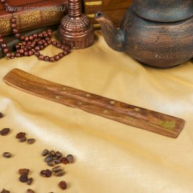 Подставка для благовония «Будда», 0.5×3.5×26 см, дерево