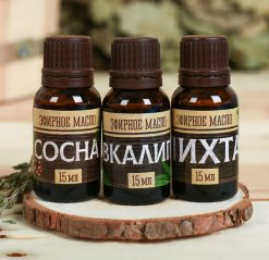Alternative view of Набор 3 эфирных масла 15 мл "Хозяину бани" пихта, сосна, эвкалипт