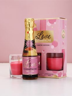 Alternative view of Подарочный набор: гель для душа шампанское 250 мл и свеча, аромат роза