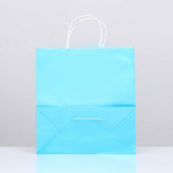 Alternative view of Пакет крафт «Радуга», голубой, 25×12×27 см, 80 г/м², 1 шт.