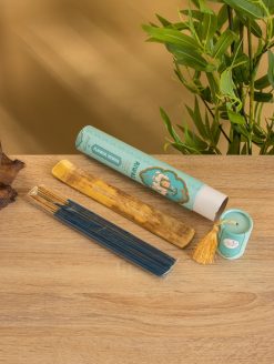 Благовония в тубусе «Сила цветов», 30 штук с деревянной подставкой