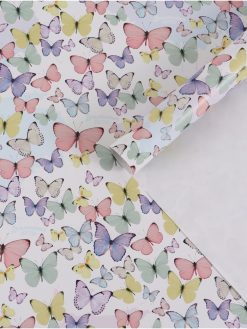 Alternative view of Бумага упаковочная глянцевая «Светлые бабочки», 70×100 см
