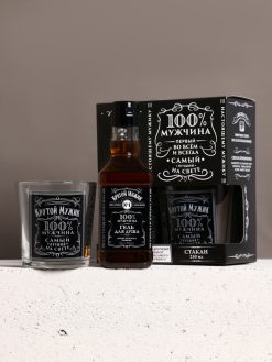 Alternative view of Набор "Крутой мужик", гель для душа, 250 мл и стакан для виски 9677668