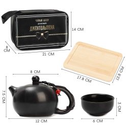 Alternative view of Набор для чайной церемонии  "Джентельмену", на 4 персоны, чашка 45 мл, чайник 180 мл