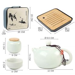 Alternative view of Набор для чайной церемонии «Ибинь», 10 предметов, 4 персоны, пиалы 45 мл, чайник 180 мл