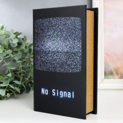 Alternative view of Сейф-книга дерево кожзам "Нет сигнала" 21х13х5 см