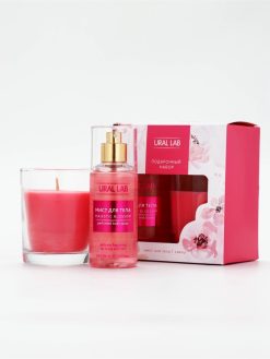 Подарочный набор: парфюмированный мист для тела и свеча