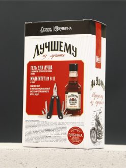 Подарочный набор «На удачу», гель для душа 250 мл и мультитул, Чистое счастье