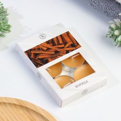 Набор свечей ароматических чайных «Корица», в подарочной коробке, 6 шт.