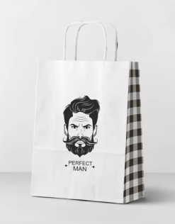 Пакет подарочный "Идеальный мужчина", 24*14*30 см