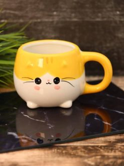 Alternative view of Кружка керамическая «Cat», orange, 450 мл