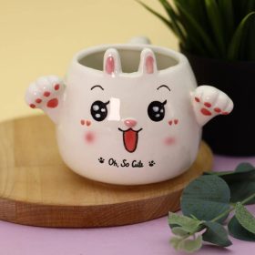 Кружка керамическая «Oh, so cute bunny», 410 ml
