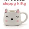 Кружка керамическая «Sleepy kitty», white, 450 мл
