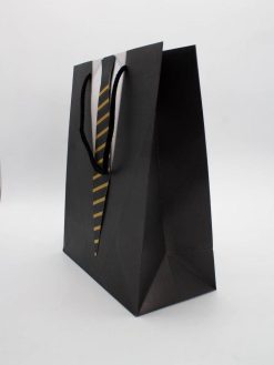 Пакет подарочный "Деловой костюм", галстук (26*32*12,5)