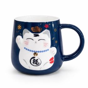 Кружка «Lucky cat», blue