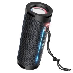 Беспроводная портативная колонка HOCO HC9 Dazzling pulse (черная, 1800mAh, 2*5W)