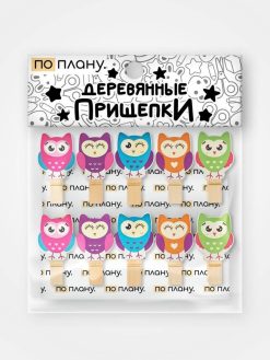 Прищепки ПО ПЛАНУ. "Удивительные совы"