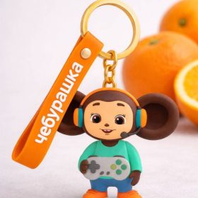 Брелок с ремешком "Чебурашка геймер"