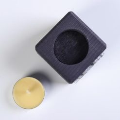 Подсвечник для чайной свечи «Куб, Иероглифы. Гармония», + свеча манго